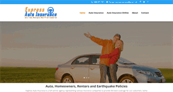 Desktop Screenshot of expressautoinsurance.com